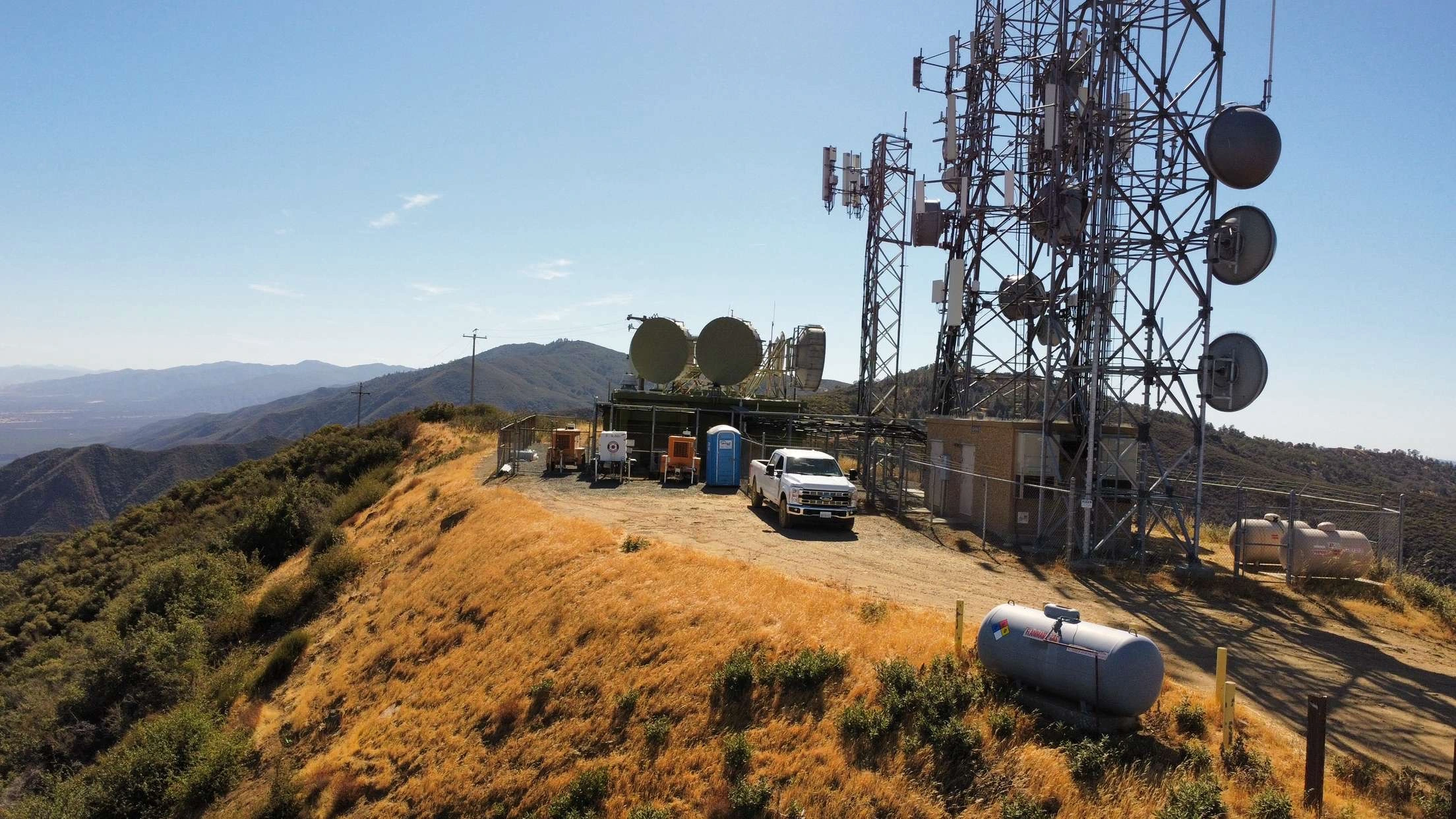 Telecom site access road maintenance